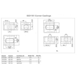 Mytee Products Container Corner Casting Steel ISO 1161 - Bottom Right
