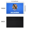 JBCD Oklahoma Flag Magnet Decal - for Car SUV Truck,