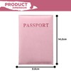 FATASH 2 PCs Passport Holder, PU Leather Cover, Waterproof Travelling