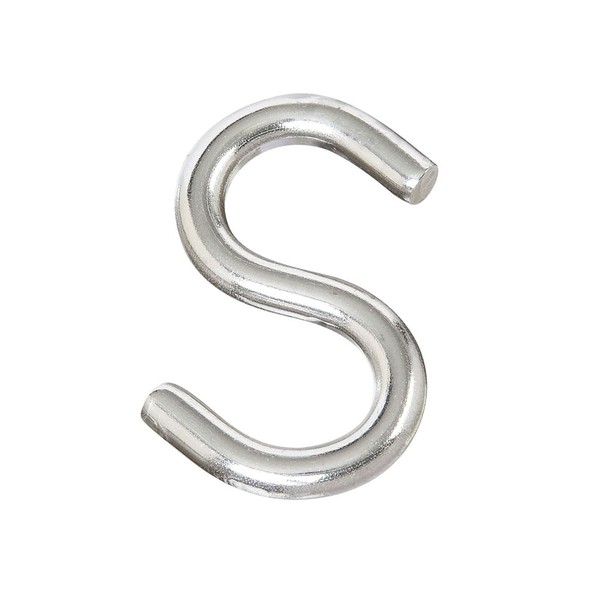 HEAVYTOOL S-Hooks 3 mm x 24 mm Symmetrical Stainless Steel