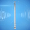 Radio Scanner Antenna, 6 Section Telescope 40MHz-6G Super Broadband SMA