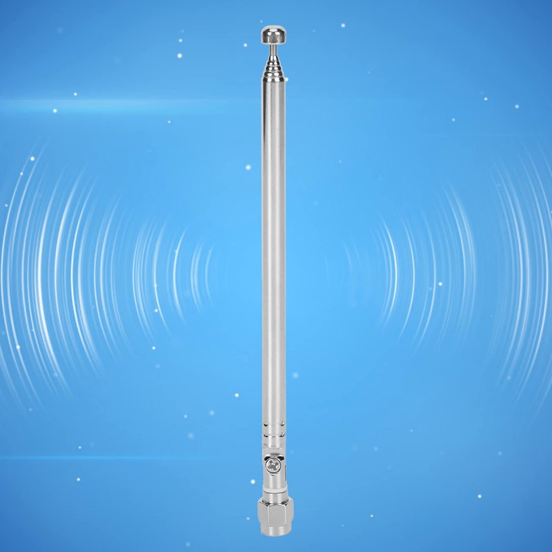 Radio Scanner Antenna, 6 Section Telescope 40MHz-6G Super Broadband SMA