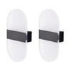 Maichis 2Pack LED RV Vanity Wall Sconce with Switch, 12Volts