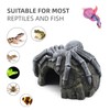 Reptile Rock Cave Hideouts Terrarium Habitat Decor Gecko Tank Accessories