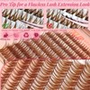 Brown Lashes Clusters Wispy Eyelash Clusters Natural Look (Drifter Brown)
