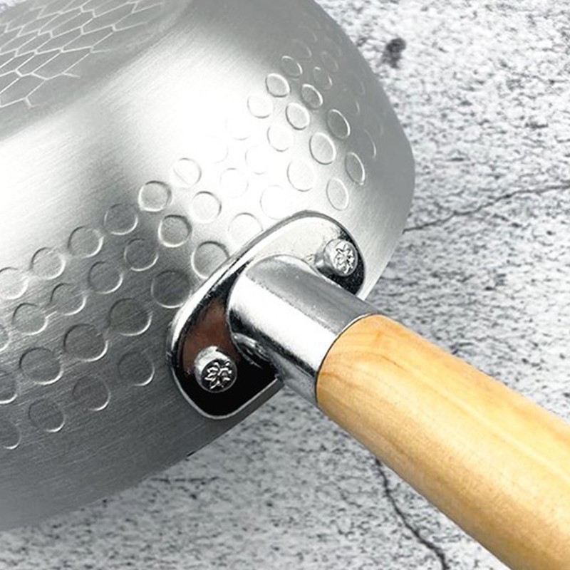 Milk Warmer Pot Prevent Sticking Flat Bottom Even Heating Aluminium