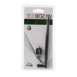 AIMALL 802.11AC AC600 USB WiFi Wireless Adapter Dongle WPS 5GHz Dual Band 5dBi Antenna, for Online Gaming and Ultra HD Video Streaming