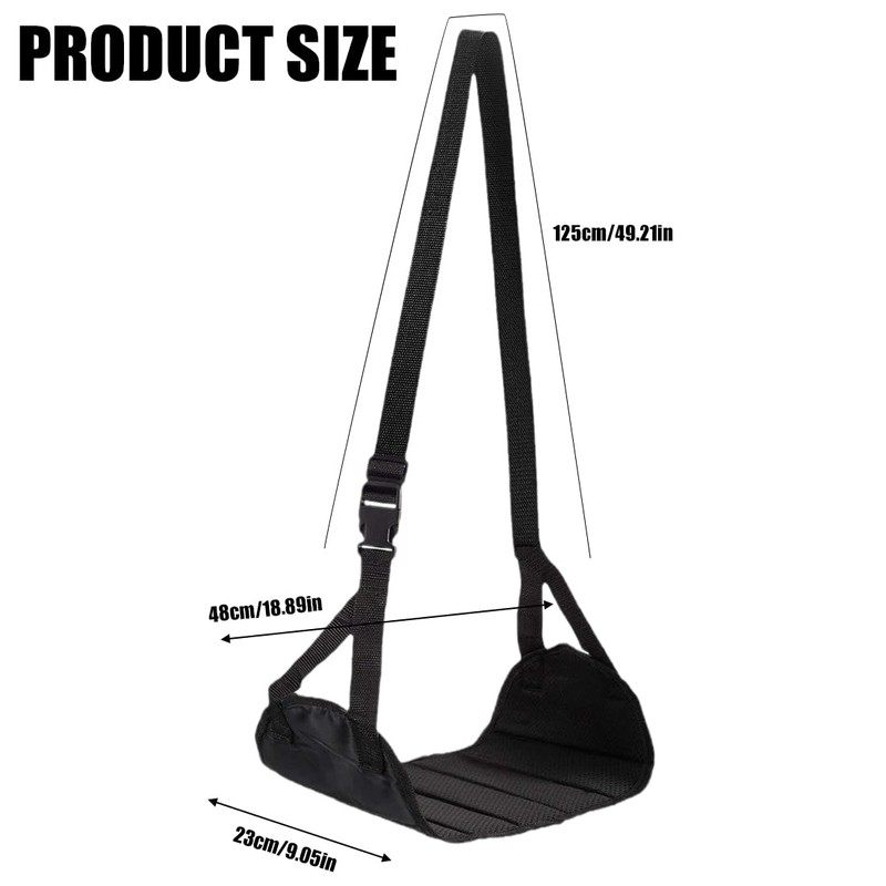 1 Pack Airplane Footstool, Foldable Hanging Footstool, Hammock, Travel Accessories,