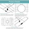 KINKIB Stainless Kitchen Sink Protector - 22" x 16" with