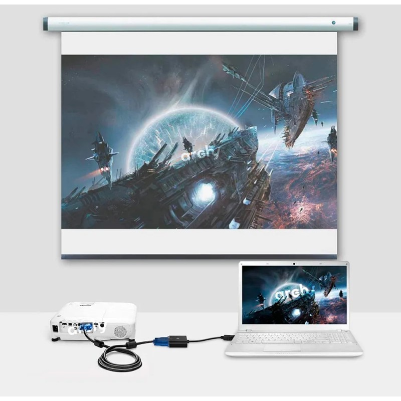 Cable De Monitor Vga A Vga De 5 Metros Para