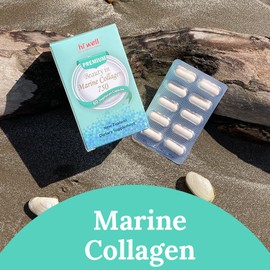 Hi Well Premium Beauty in Marine Collagen 750 60 Vege Capsules