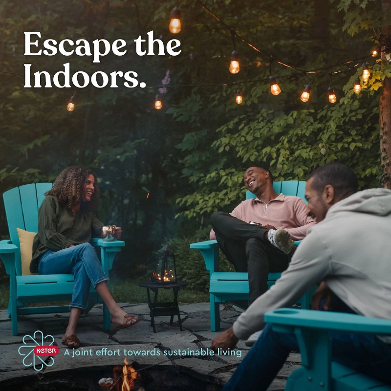 Keter Kentwood 92 Gallon Resin Deck Box-Organizati