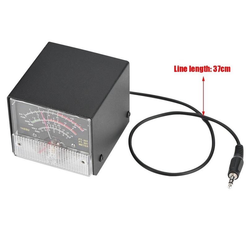 Zerone External S-Meter for FT-857/FT-897 Radios, Zerone2k69extrib Black