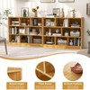 SILKYDRY 8 Cubes Organizer Bookcase, 3-Tier Open Bookshelf, Horizontal Storage