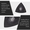 Pack of 4 Delta Sanders Sanding Plate Multitool Sandpaper Accessories