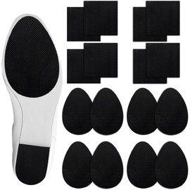8 Pares Antiderrapante para Zapatos, Protector de Suela Autoadhesivo de Goma, Almohadillas Antideslizantes para Tacones Altos, Zapatos Planos, Botas y Tenis, Reducción de Ruido