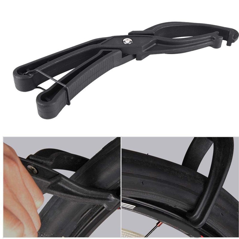 Keenso Bicycle Tyre Pliers, Durable Plastic Bicycle Tyre Repair Tool,