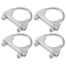 Hihaha Round U-bolt muffler exhaust clamps for car / 2 inch ID 52 mm / 4 pieces
