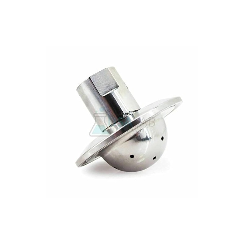 Tri-Clamp to 1/4" FNPT Shower Head End Cap Sanitary Stainless
