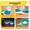 WWLUCKY Draining Egg Boiler for Microwave, Perfect Double Egg Poacher,