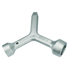 VIDABTE MKF2 Meter Curb Box Key triangle curb box wrench electric box key,Triangular Curb Box Wrench Electric Box Key,Water Meter Key for meter pit lids,meter box