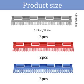 CYIOU 6 supporti per calze, in plastica, antivento, per biancheria intima, calzini, cravatte, piccoli vestiti (grigio, rosso, verde)