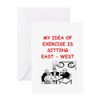 CafePress Duplicate Bridge Folded Greeting Card Matte