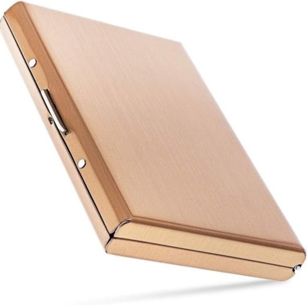 Aluminum Card Wallet with RFID Blocking Minimalist Card Holder for