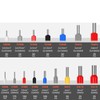Pack of 1200 Wire End Ferrules Kit, 0.5.16 mm² Insulated