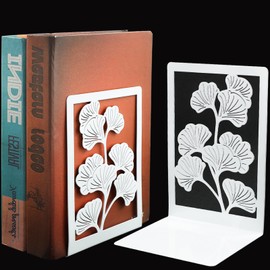 Bookends Bookends Metal Bookends Black Book Holder for Shelf Decorative Book Stopper (Black)