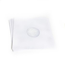 BMC 20 Vinyl Record Inner Sleeves for 12 Inch LP | White Kraft Paper Sleeves for 33 RPM Premium Storage | Easy Viewing Polylined Protection Covers | Ideal for Single, Double, and Gatefold Collection