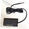 BUGUUYO Motorcycle Voltmeter Car Volt Meter Led Digital Display 12v