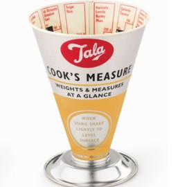 Tala Yellow 1950'S Retro Cook Measure, Alternative and Easy Way to Measure a Wide Range of Food Products