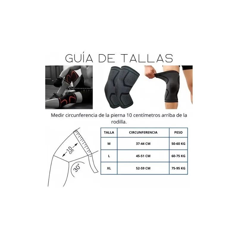 De Un Par Ortopedica Compresion Deportiva Elastica Rodillera