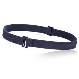 JASGOOD No Show Stretch Belt for Women Plastic Flat Buckle Elastic Belt for Jeans Pants