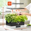 SereneLife SLGLF150.5 Smart Starter Kit-Hydroponic Herb Garden Indoor Plant System