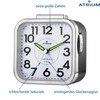 Atrium Seniorenwecker extra deutlich Analog Quarz ohne Ticken große Zahlen