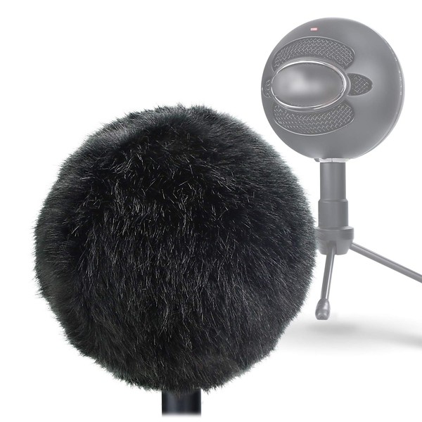 YOUSHARES Blue Snowball Windscreen Furry Muff - Customized Pop Filter