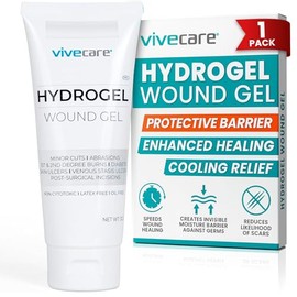 ViveCare Hydrogel Wound Dressing - Soothing Healing Gel for Wounds