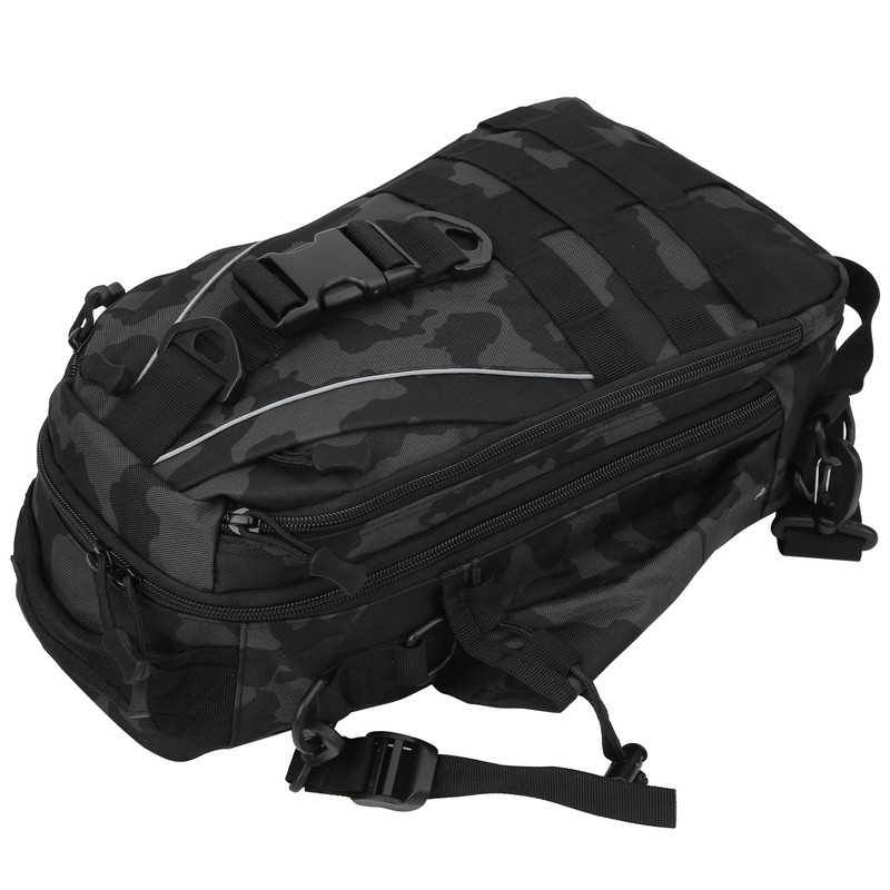 Backpack Knapsack Shoulder Messenger Bag Fishing Mountaineering Outdoor Lure Bagblack