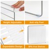 JUPELI Foil and Plastic Wrap Organizer, Expandable Kitchen Pantry Storage,