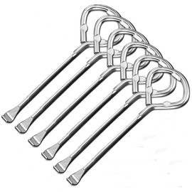 6Pcs Multi-Purpose Paint Bucket Opener Useful Steel Can Opener Rustproof Labor Saving Paint Tin Openers Manual Opening Jar Tool for Bottle Opener