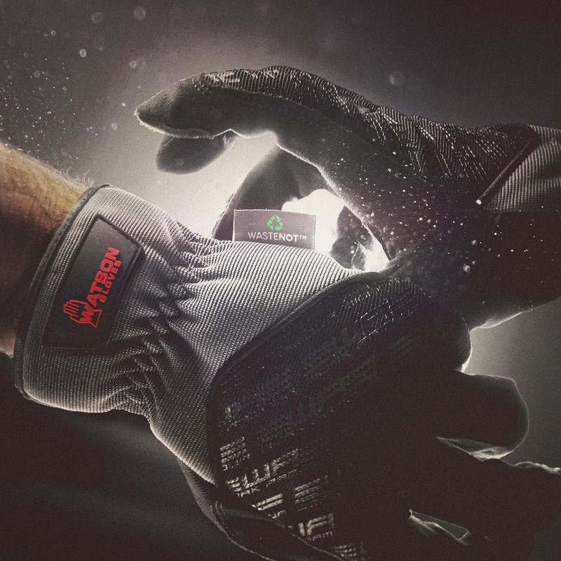 Watson Gloves Oil Change Sustainable Work Gloves: Elastic Cuff, Touchscreen,