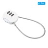 PATIKIL Combination Lock 8 Inch, 2 Pcs 3 Digit Outdoor