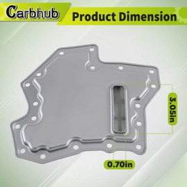 Carbhub Transmission Filter Oil Pan Gasket Kit Fit for Q50 Q60 Q70 Q70L QX50 QX70 Q40 FX37 G37 M37 M56 EX35 FX35 M35