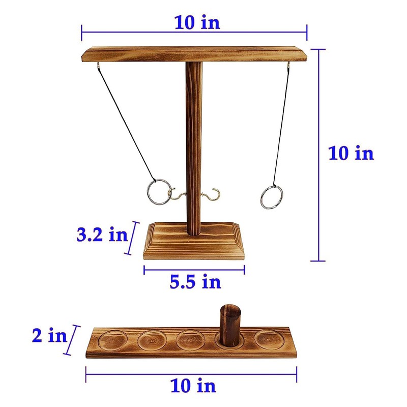 Hook and Ring Toss Game for Adults Party Games Wider