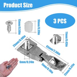 LANAFAY Door Handle Hinge Repair Kit Compatible with 51964555 & 51939041, Hinge Repair Tool Kit for Fits Fiat 500 Models 2012-2015