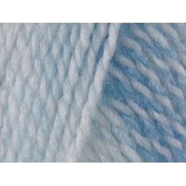 Baby Marble DK Knitting Yarn 100g (Blue/White BM9)