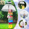 Fabbay 2 Pcs Kids Clear Bubble Umbrella Unicorn with Easy