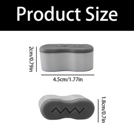 Toilet Seat Bumpers 8Pcs Kit with 2 Shapes - Heavy Duty Adhesive Spacers Fit All Standard Bidets, Plastic/Rubber Seat Covers